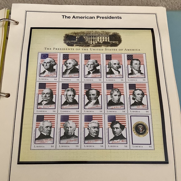 Stamp book: America Presidents - Picture 3 of 13